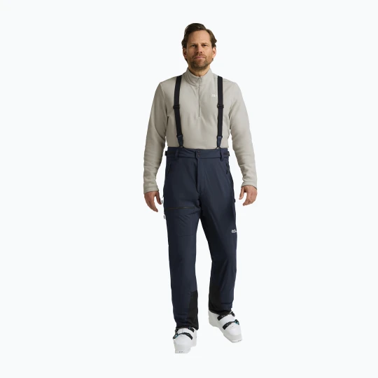 Zdjęcie produktu Spodnie narciarskie męskie Jack Wolfskin Flowline Pro 2L Ins midnight sky Granatowy
