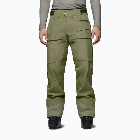 Zdjęcie produktu Spodnie narciarskie męskie Norrona Lofoten Gore-Tex Insulated deep lichen green Norrøna