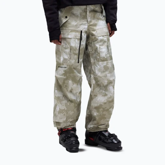Zdjęcie produktu Spodnie narciarskie męskie Oakley Bravo Cargo Shell off / slope camo pebble Beżowy
