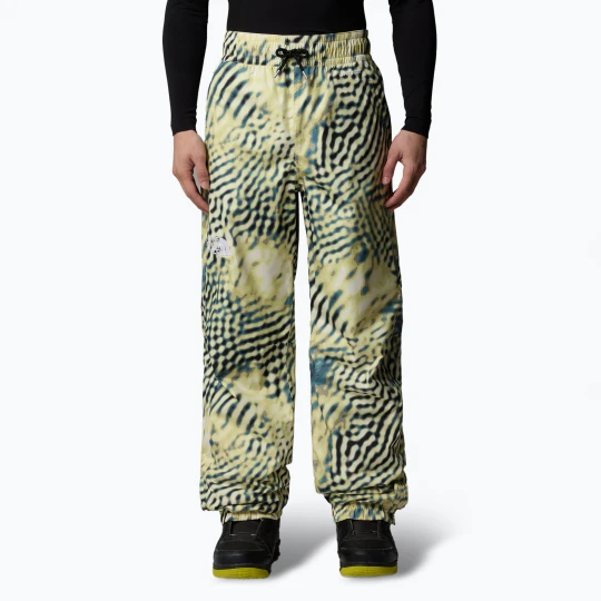 Zdjęcie produktu Spodnie narciarskie męskie The North Face Build Up nettle the lift print Żółty
