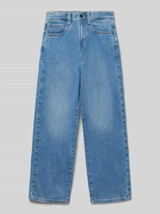 Zdjęcie produktu Spodnie o kroju baggy o kroju relaxed fit z mieszanki bawełny s.Oliver Niebieski