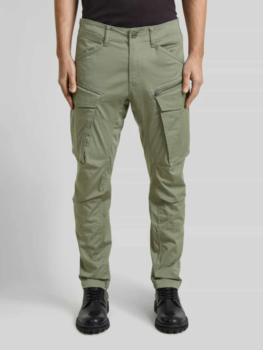Zdjęcie produktu Spodnie cargo o kroju cargo z mieszanki bawełny G-Star Raw Oliwkowy
