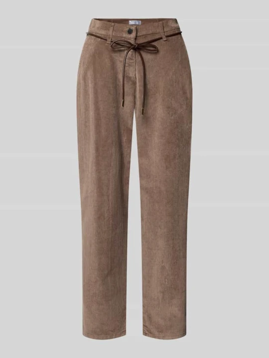 Zdjęcie produktu Spodnie o kroju comfort fit o szerokiej nogawce z mieszanki bawełny i modalu model 'Carrie' Raphaela By Brax