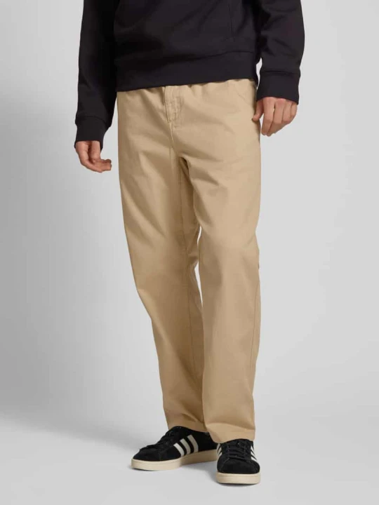 Zdjęcie produktu Spodnie o kroju regular fit z bocznymi, wpuszczanymi kieszeniami model ‘FLINT’ Carhartt WIP Beżowy