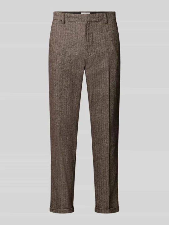 Zdjęcie produktu spodnie o kroju regular fit z kieszeniami z tyłu Jack&Jones Średniobrązowy melanż