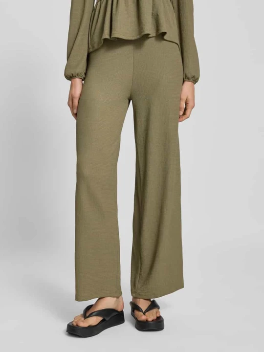 Zdjęcie produktu Spodnie o kroju regular fit z szeroką nogawką i elastycznym pasem model ‘30 BILL’ Only Khaki