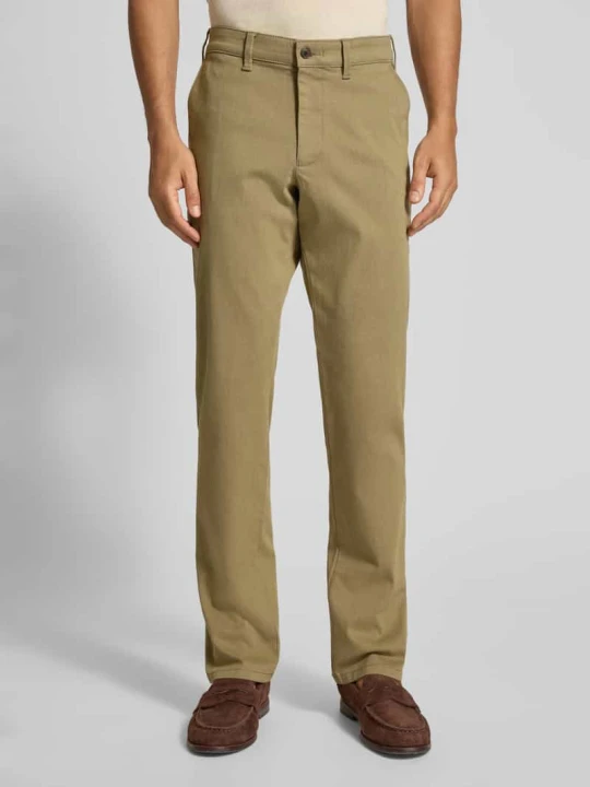 Zdjęcie produktu Spodnie o kroju regular fit z wpuszczanymi kieszeniami Christian Berg Khaki melanż