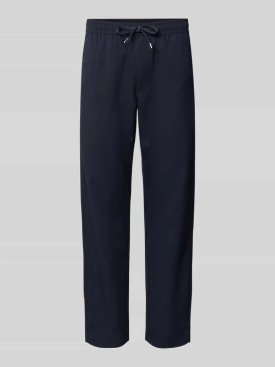 Zdjęcie produktu Spodnie o kroju relaxed fit z elastycznym pasem model 'TOBY' Jack&Jones Ciemnoniebieski