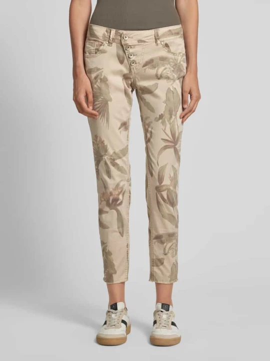 Zdjęcie produktu Spodnie o kroju skinny fit z 5 kieszeniami model ‘MALIBU’ Buena Vista Złamany biały