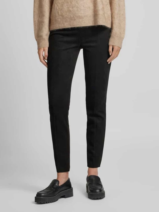 Zdjęcie produktu Spodnie o kroju skinny fit z elastycznym pasem Christian Berg Czarny
