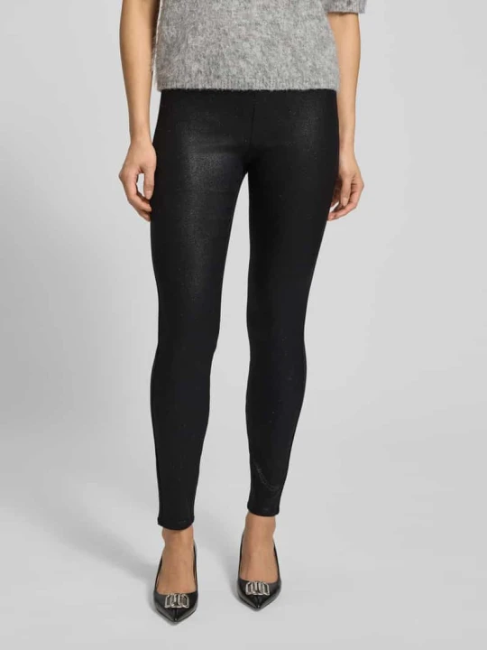 Zdjęcie produktu Spodnie o kroju skinny fit z mieszanki wiskozy s.Oliver Czarny