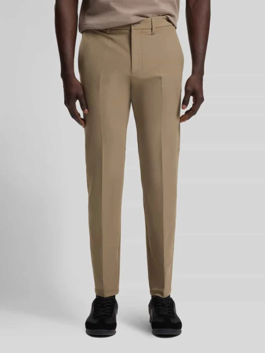 Zdjęcie produktu spodnie o kroju slim fit model 'T_COMMUTER-SLIM' Boss Khaki