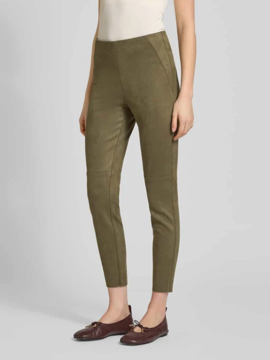 Zdjęcie produktu Spodnie o kroju slim fit w skróconym kroju Christian Berg Oliwkowy