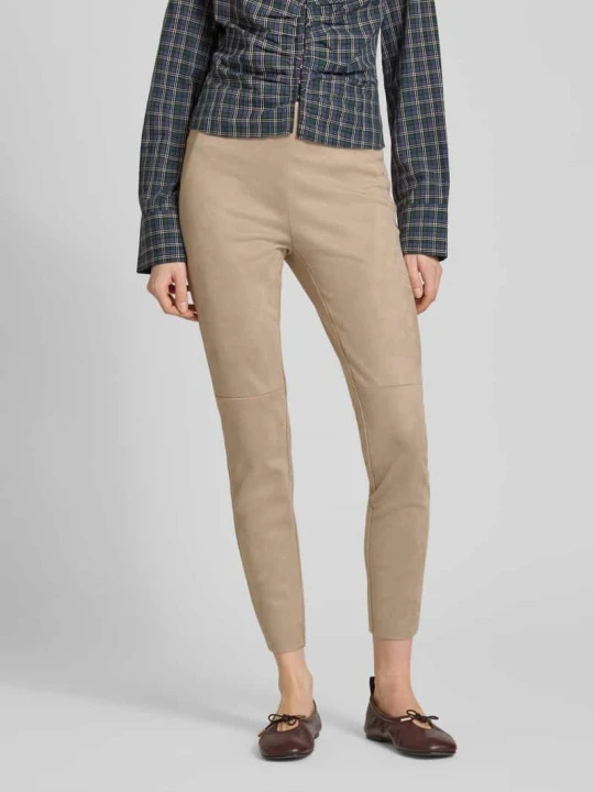 Zdjęcie produktu Spodnie o kroju slim fit w skróconym kroju Christian Berg Ziemisty brązowy