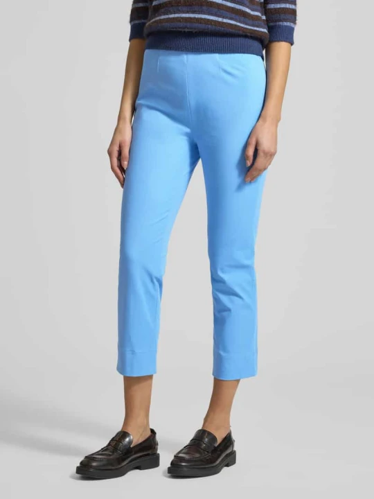 Zdjęcie produktu Spodnie o kroju slim fit w stylu Schlupfhose o długości 7/8 RAFFAELLO ROSSI Jasnoniebieski