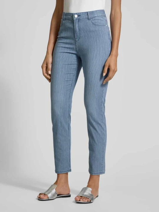 Zdjęcie produktu Spodnie o kroju slim fit z 5 kieszeniami Christian Berg Jeansowy niebieski