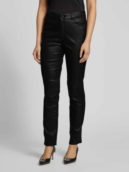 Zdjęcie produktu Spodnie o kroju slim fit z 5 kieszeniami Christian Berg Czarny