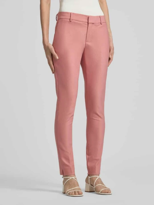 Zdjęcie produktu Spodnie o kroju slim fit z kieszeniami ozdobnymi model 'Abbey' MOS MOSH Jasnoczerwony