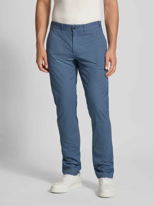 Zdjęcie produktu Spodnie o kroju slim fit z kieszeniami z tyłu MCNEAL Błękitny