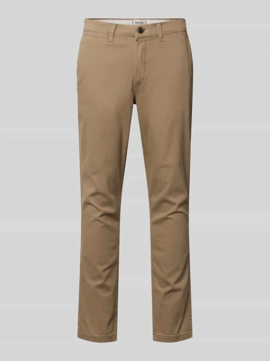 Zdjęcie produktu Spodnie o kroju slim fit z kieszeniami z tyłu model 'MARCO' Jack&Jones Beżowy