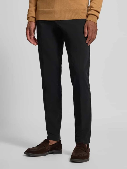 Zdjęcie produktu Spodnie o kroju slim fit z mieszanki bawełny model ‘KAITON1’ Boss Czarny