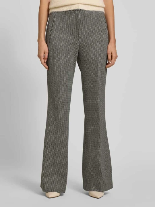 Zdjęcie produktu Spodnie o kroju slim fit z mieszanki wiskozy model ‘TALIA_LONG1’ Boss Czarny