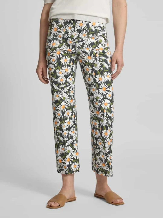 Zdjęcie produktu Spodnie o kroju slim fit z nakładanymi, wpuszczanymi kieszeniami model ‘ARTEN’ Weekend Max Mara Czarny