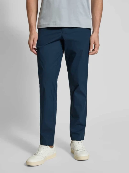 Zdjęcie produktu Spodnie o kroju slim fit z tunelem model ‘LERO’ Selected Granatowy