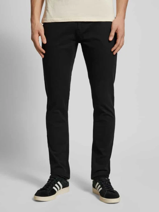 Zdjęcie produktu Spodnie o kroju slim fit z wpuszczanymi kieszeniami model ‘NATAN’ Blend Czarny
