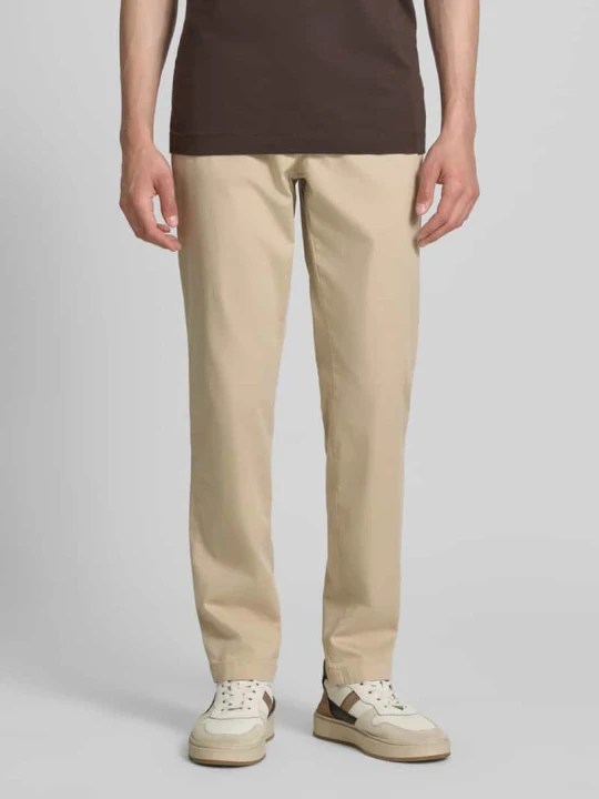 Zdjęcie produktu Spodnie o kroju slim fit z wpuszczanymi kieszeniami model 'Tybalt 5' G1920 Beżowy