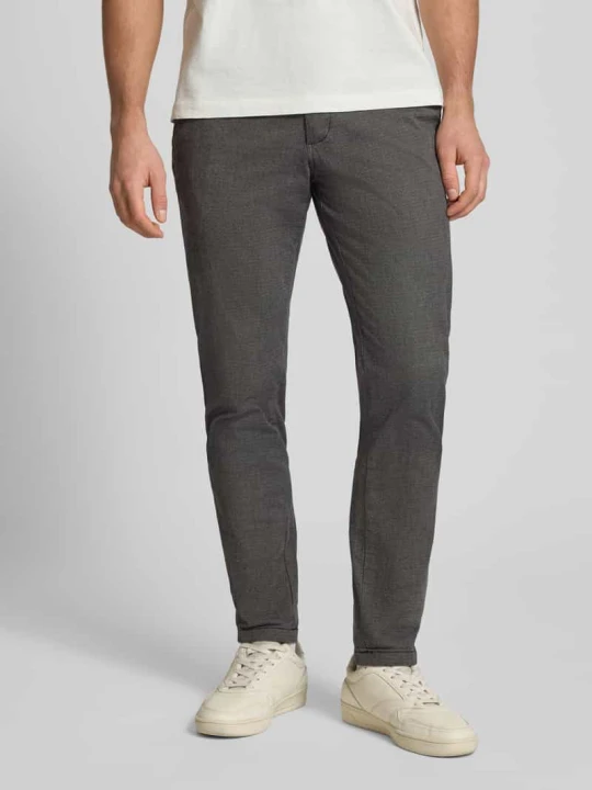 Zdjęcie produktu Spodnie o kroju slim fit ze szlufkami na pasek model ‘MARCO’ Jack&Jones Antracytowy melanż