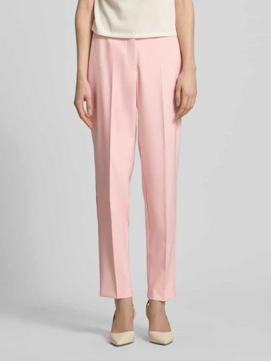 Zdjęcie produktu Spodnie o kroju straight fit spodnie materiałowe z kantami Betty Barclay Różowawy