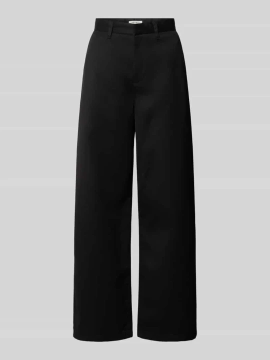 Zdjęcie produktu Spodnie o kroju straight fit z zamkiem błyskawicznym model 'Omak' Carhartt WIP Czarny