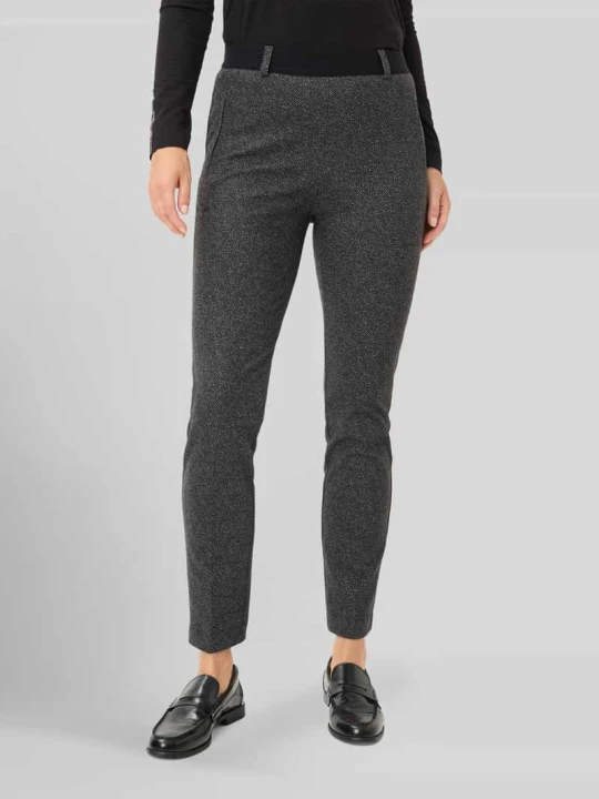 Zdjęcie produktu Spodnie o kroju super slim fit z dodatkiem wiskozy model 'LILLYTH' Raphaela By Brax Antracytowy