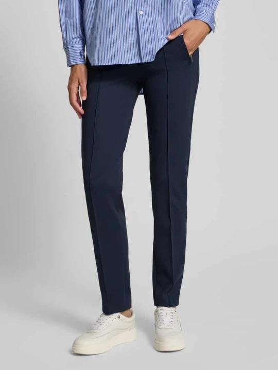 Zdjęcie produktu Spodnie o kroju super slim fit ze szwami podłużnymi model ‘Lilllyth New’ Raphaela By Brax Granatowy