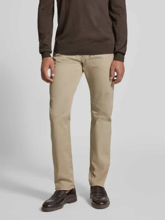Zdjęcie produktu Spodnie w kroju tapered fit z kieszeniami w szwach model 'Lyon' Pierre Cardin