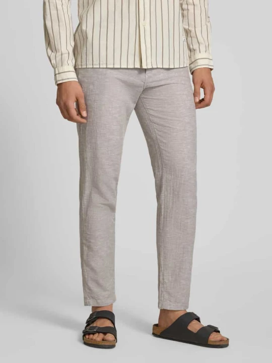 Zdjęcie produktu Spodnie o kroju tapered fit z wpuszczanymi kieszeniami model 'STACE' Jack&Jones