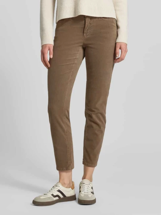 Zdjęcie produktu Spodnie sztruksowe o skróconym kroju model ‘PIPER CROPPED’ CAMBIO