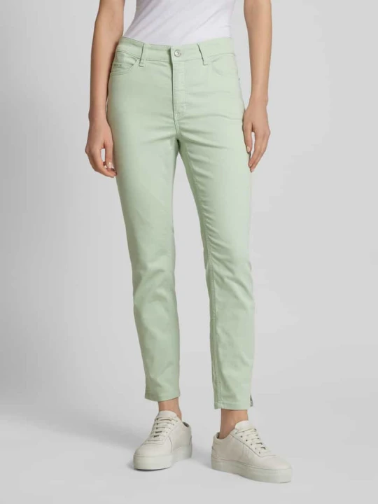 Zdjęcie produktu Spodnie o skróconym kroju slim fit model ‘DREAM SUMMER’ MAC Miętowy