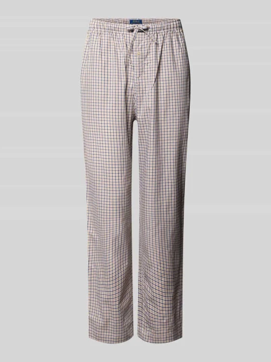 Zdjęcie produktu Spodnie od piżamy o kroju regular fit z czystej bawełny Polo Ralph Lauren Ciemnozielony melanż