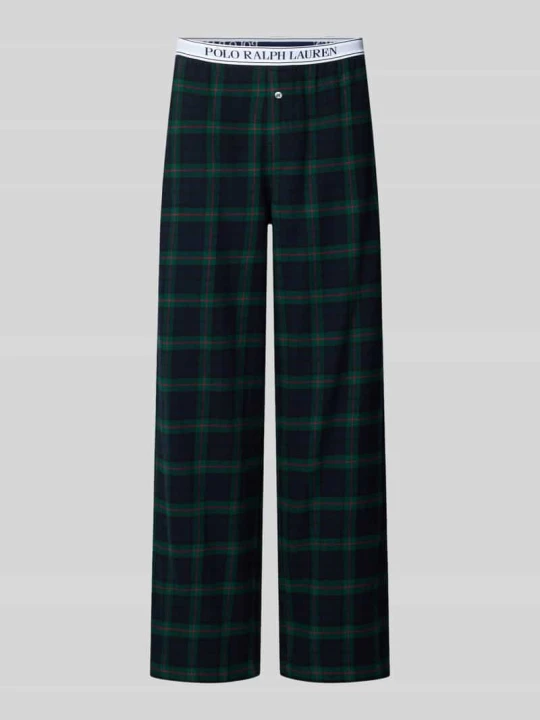 Zdjęcie produktu Spodnie od piżamy o kroju relaxed fit z czystej bawełny Polo Ralph Lauren Ciemnozielony
