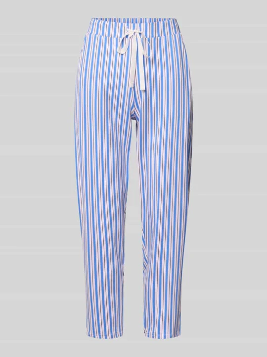 Zdjęcie produktu Spodnie od piżamy o kroju slim fit w skróconym kroju SKINY Niebieski