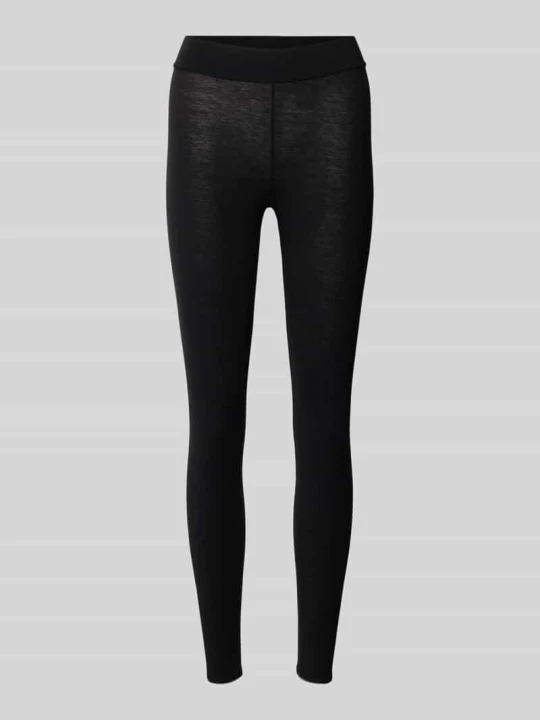 Zdjęcie produktu Legginsy o kroju slim fit z dodatkiem wełny model „B.PURE” Boss Czarny