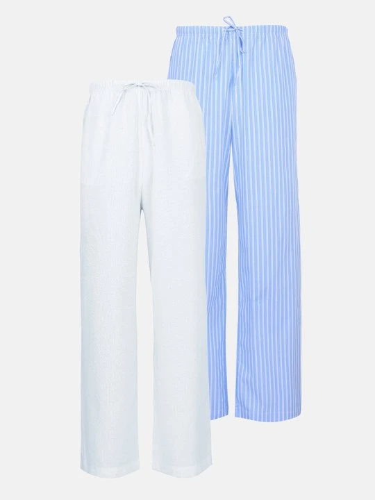Zdjęcie produktu Spodnie od piżamy Pier One By Zalando jasnoniebieski