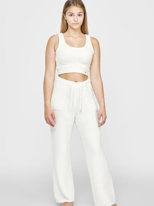 Zdjęcie produktu Spodnie od piżamy SikSilk mleczny