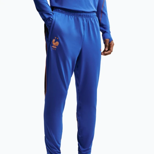 Zdjęcie produktu Spodnie piłkarskie męskie Nike FFF Strike game royal/metallic copper Niebieski