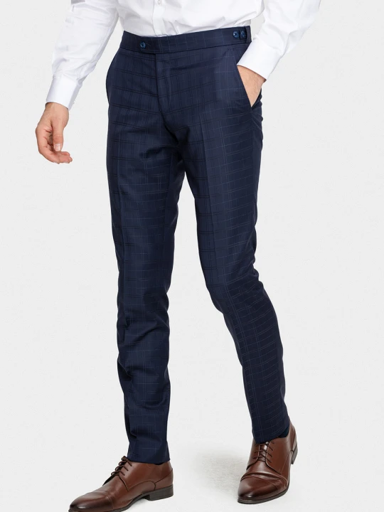 Zdjęcie produktu Spodnie ROBIN 03075D75KSA Giacomo Conti granatowy
