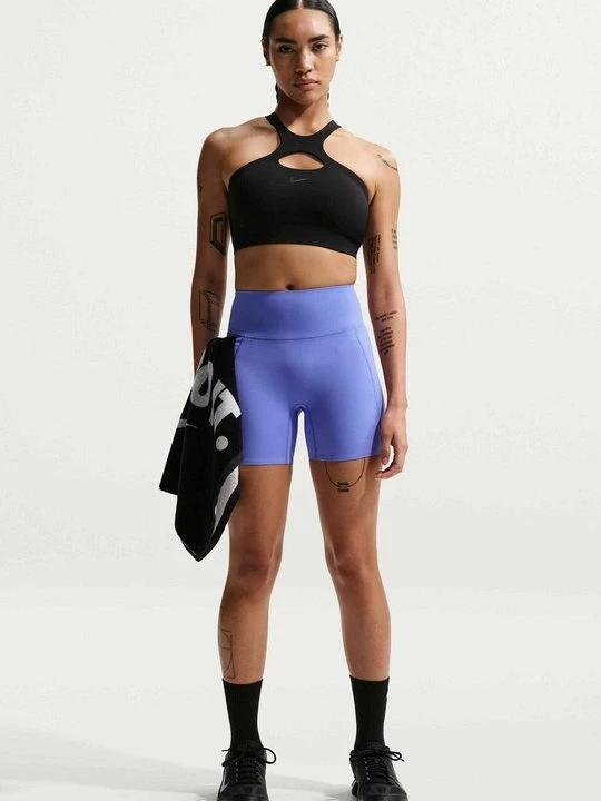 Zdjęcie produktu Spodnie rowerowe z szelkami Nike niebieski