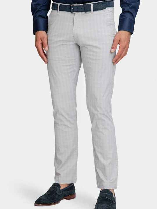 Zdjęcie produktu Spodnie SANDRO slim 01162A06KSA Giacomo Conti jasnoszary