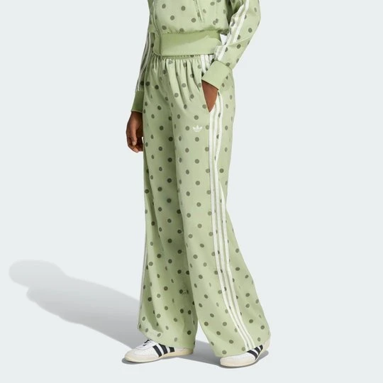 Zdjęcie produktu SPODNIE SATIN POLKA DOTS WIDE LEG Adidas Magic Lime